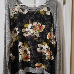 Floral sweatshirt